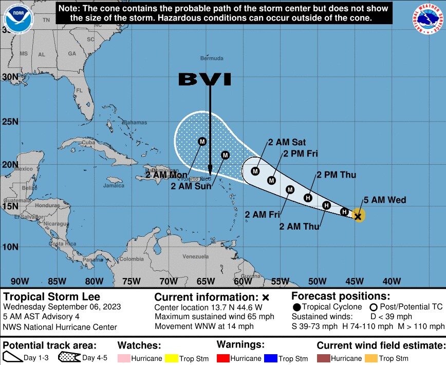 LEE APPROACHING HURRICANE STRENGTH… …EXPECTED TO RAPIDLY INTENSIFY INTO AN  EXTREMELY DANGEROUS HURRICANE BY THE WEEKEND